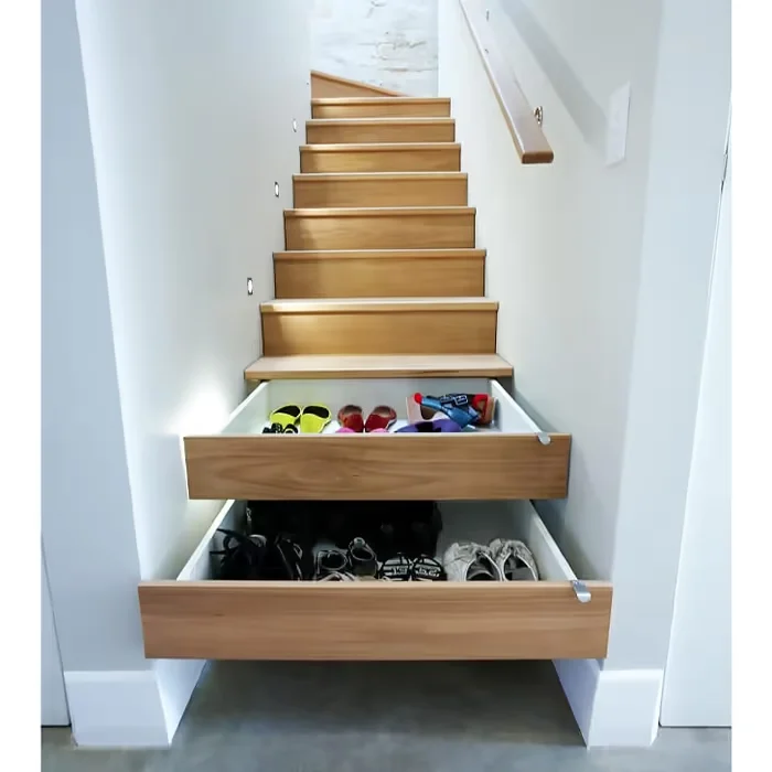 stockage sous escalier