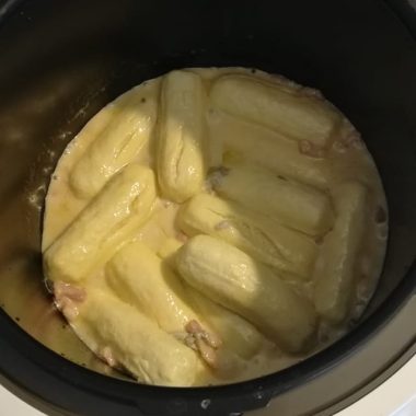 Quenelles sauce Roquefort
