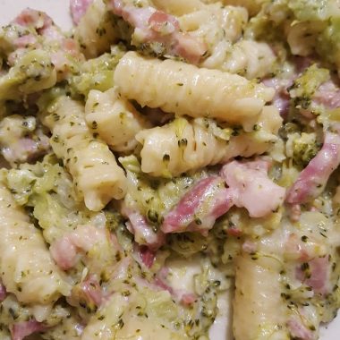 One pot pasta brocolis lardons