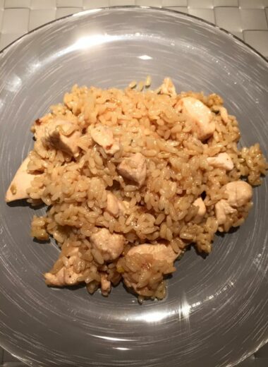 Risotto au poulet