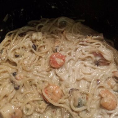 Spaghettis aux fruits de mer