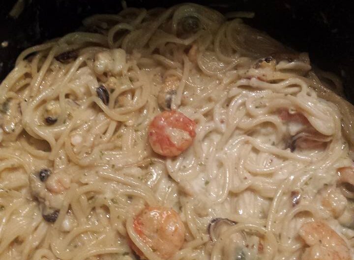 Spaghettis aux fruits de mer