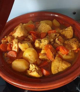 Tajine de poulet au citron