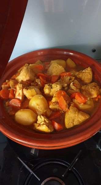 Tajine de poulet au citron