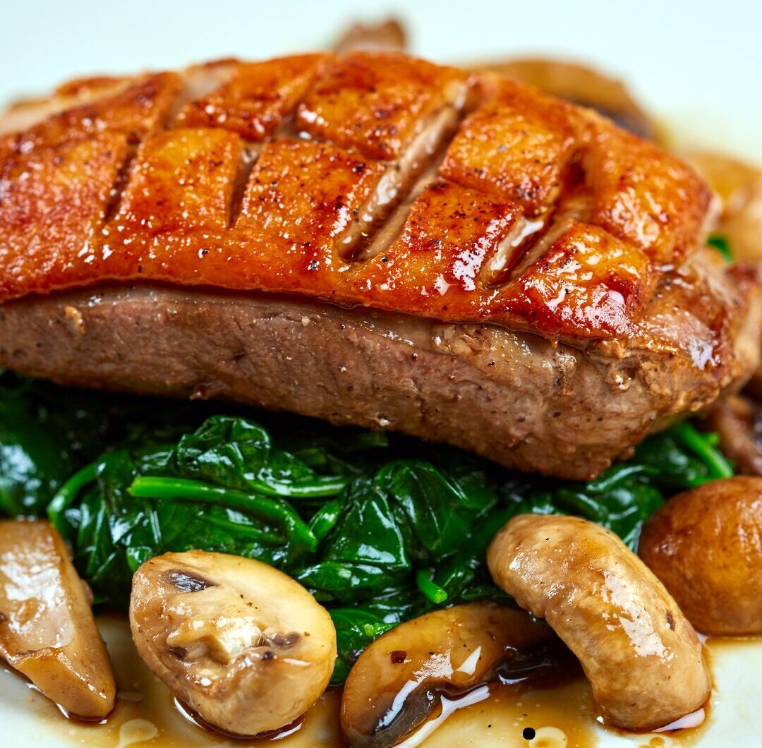 Magret de canard et pommes de terre
