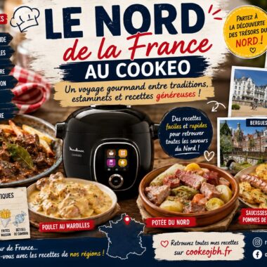 Le Nord de la France au Cookeo : un voyage gourmand entre traditions, estaminets et recettes généreuses Le Nord de la France au Cookeo : un voyage gourmand entre traditions, estaminets et recettes généreuses