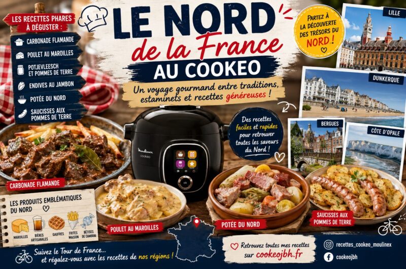 Le Nord de la France au Cookeo : un voyage gourmand entre traditions, estaminets et recettes généreuses