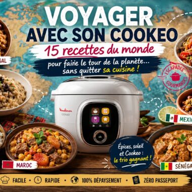 Voyager avec son Cookeo : 15 recettes du monde pour faire le tour de la planète… sans quitter sa cuisine ! Voyager avec son Cookeo : 15 recettes du monde pour faire le tour de la planète… sans quitter sa cuisine !