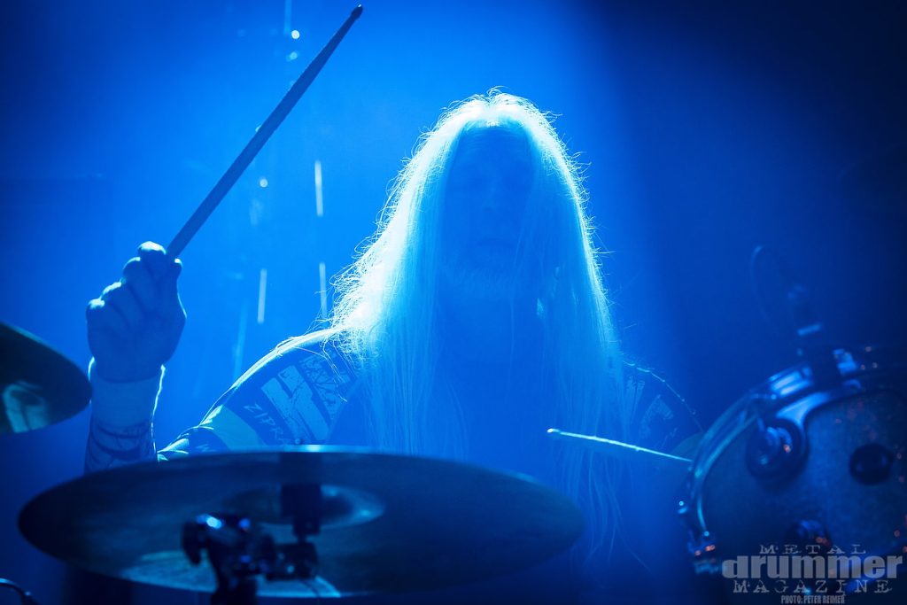 Grand Slam (Saxon) at Slagthuset 25-02-09. Photo: Peter Reimer / Metal Drummer Magazine