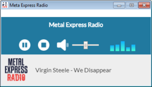 Metal Express Radio Windows app