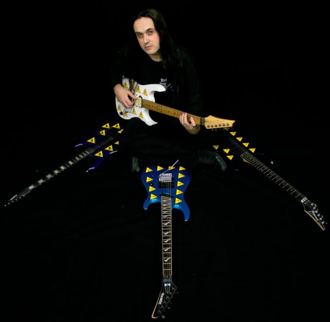 Daniele Liverani 2019 Guitarist Daniele Liverani circa 2019
