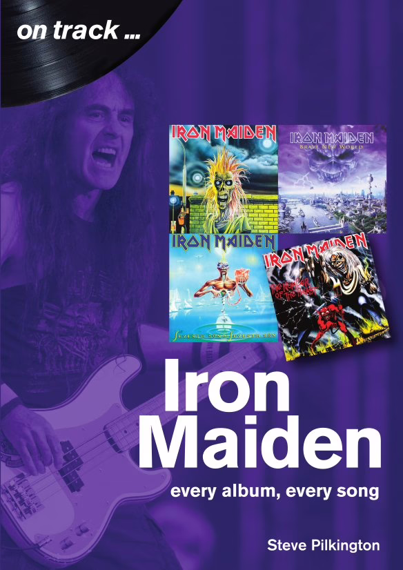on track... Iron Maiden Book Cover on track... Iron Maiden Book Cover