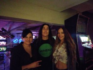 Crew Member Jaime Poulos with Jeff Young (ex-Megadeth) and Sherri Klein