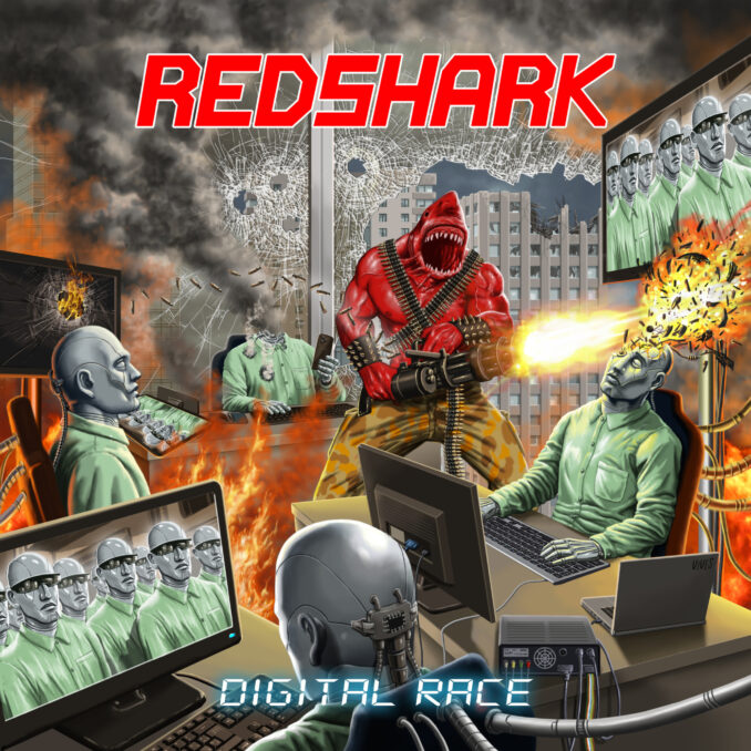 REDSHARK_digitalrace_albumcover album cover