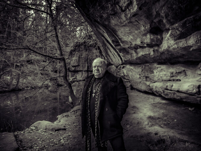 Udo Dirschneider in the forest