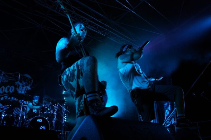 Loco Muerte at the Mennecy Metal Fest
