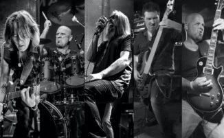 Seventrain band photo collage