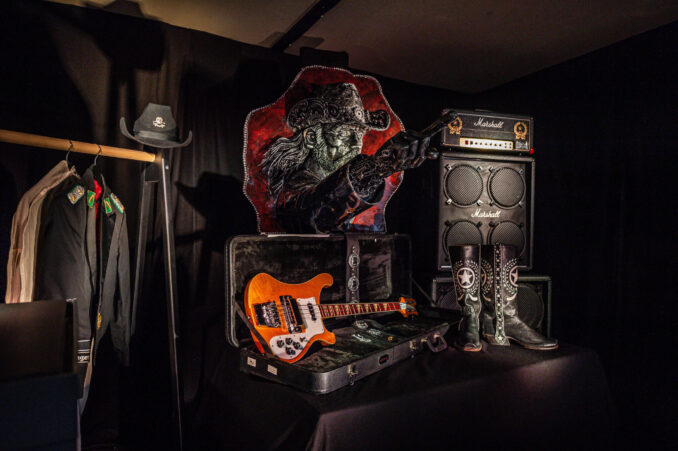 The enshrinement of Lemmy's ashes at Lemmy’s Bar in the village of Wacken, Wacken Open Air, Germany, August 2-5, 2023.