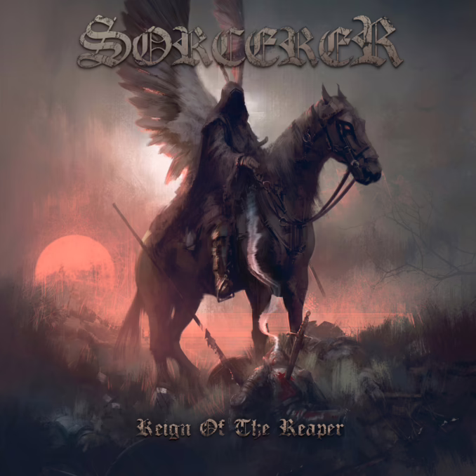 SORCERER - Reign Of The Reaper album cover art by Joakim Ericsson SORCERER - Reign Of The Reaper album cover art by Joakim Ericsson.
