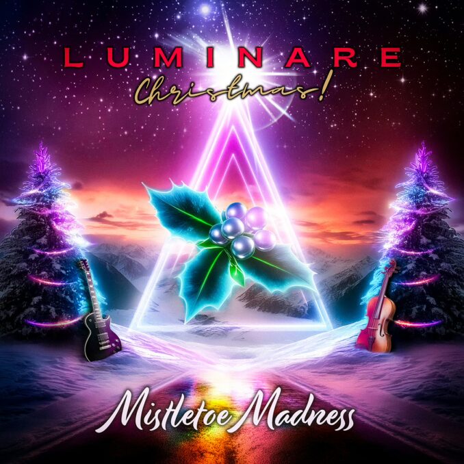 Luminare Christmas - Mistletoe Madness album cover art Luminare Christmas - Mistletoe Madness album cover art.