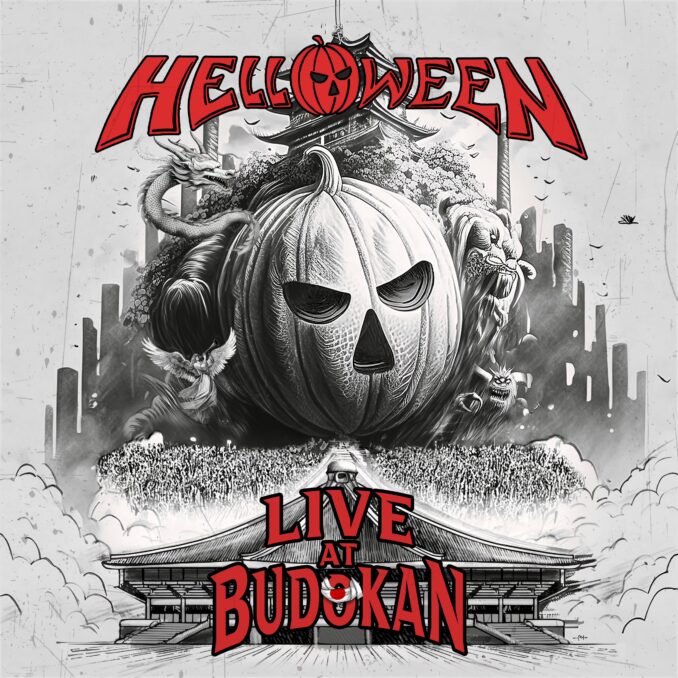 Helloween - Live at Budokan album cover art Helloween - Live at Budokan album cover art.