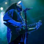 Claudio Sanchez, singer and guitarist of Coheed and Cambria performing live.