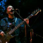 Zach Cooper, bass player of Coheed and Cambria, performing live.