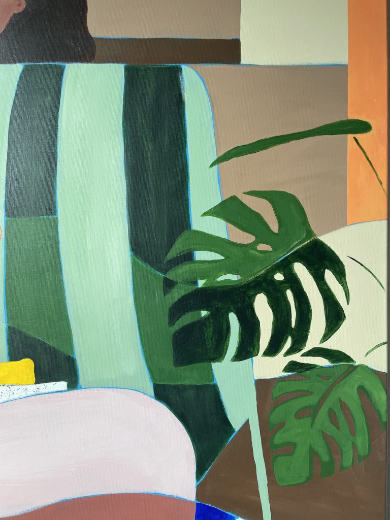 Maleri detaljer - plante