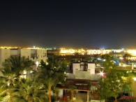 Port Ghalib by night
