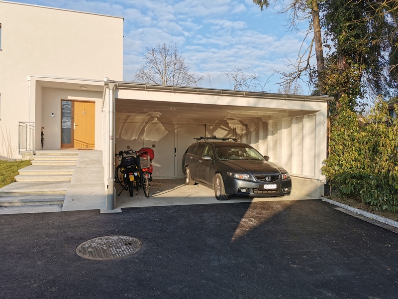 Carport à Coppet : un Abri pour Véhicules en Bois Suisse