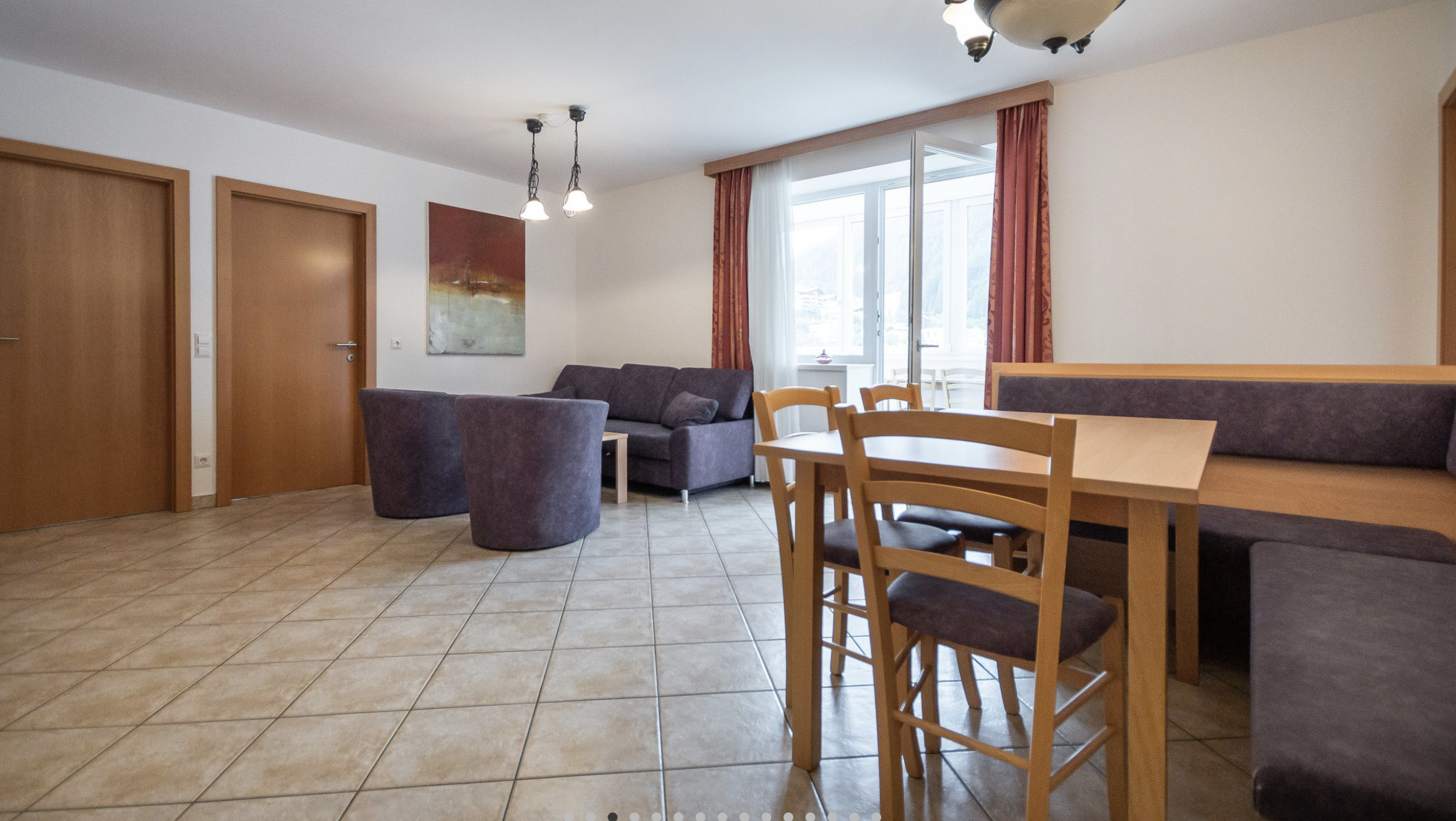 Groot appartement in ski-in/out gebied