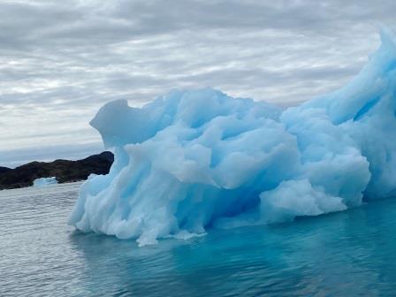 Art and Climate - Iceberg from the icesheet 