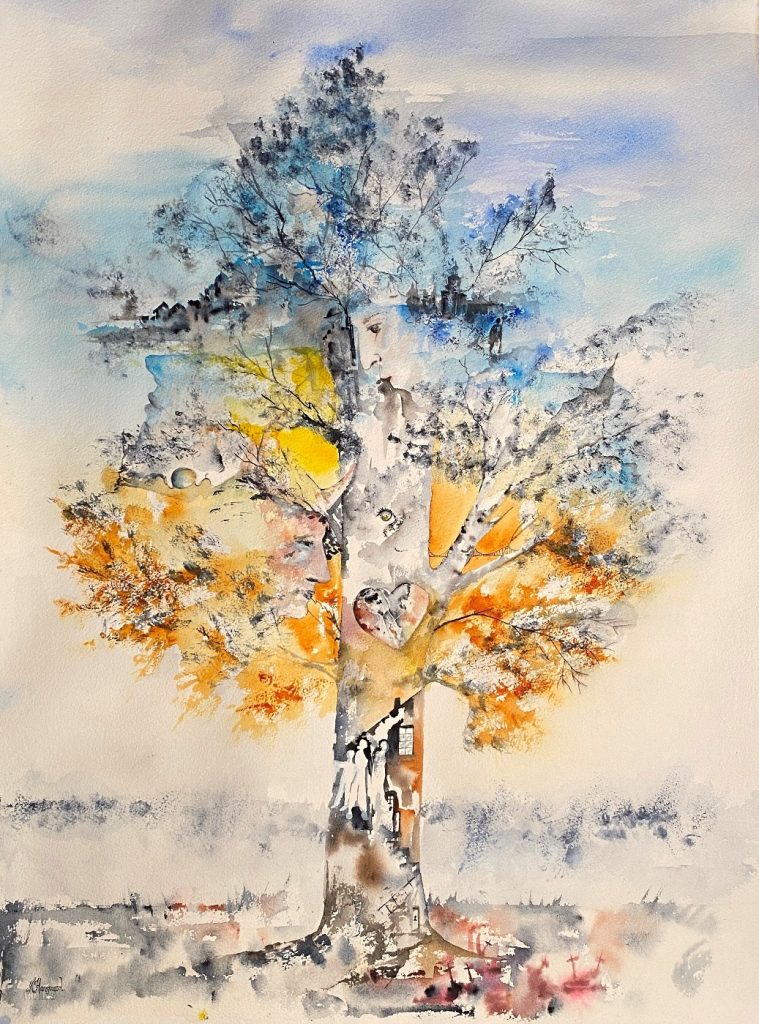 Ukraine War - watercolor