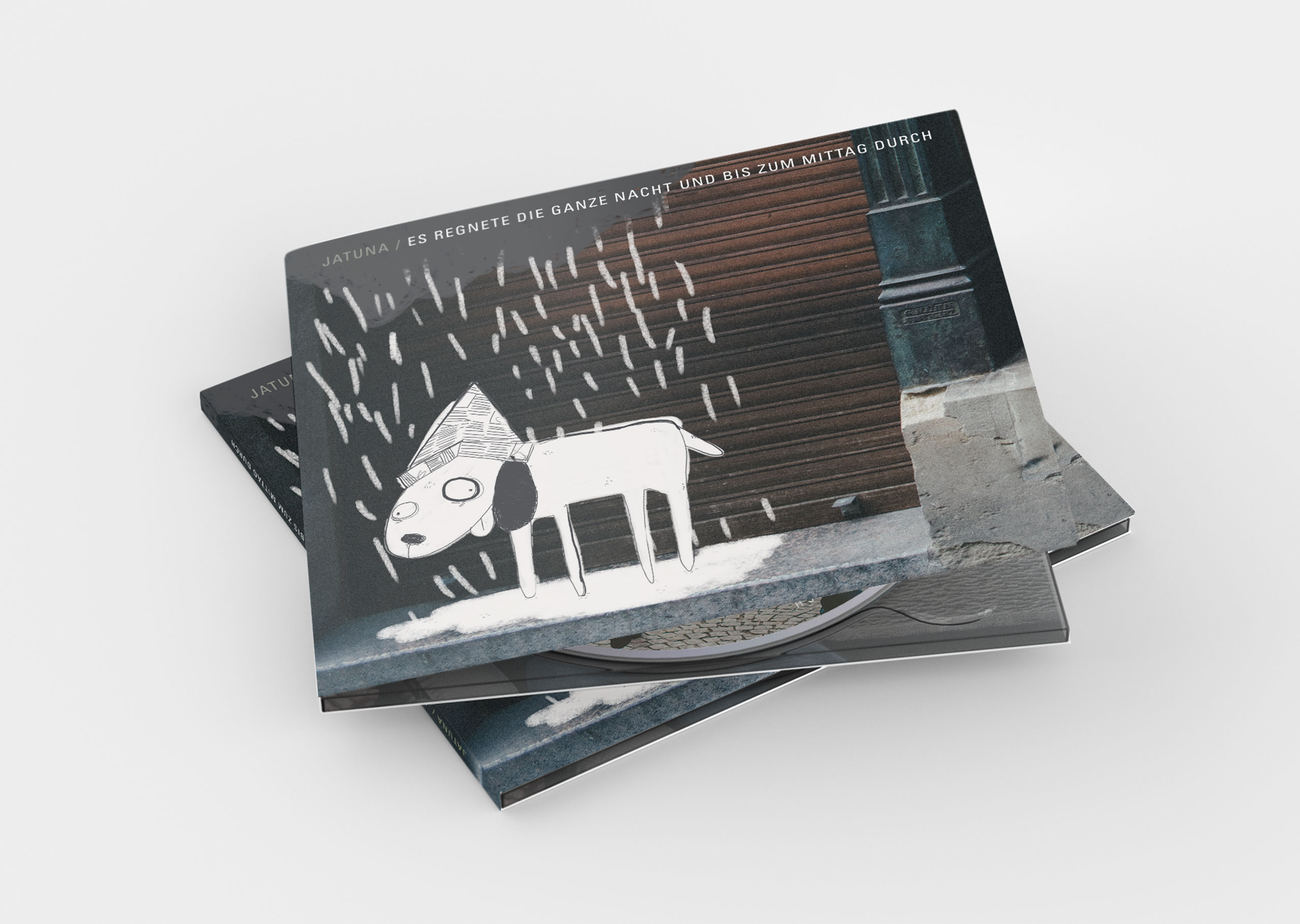 Jatuna - "Es regnete die ganze Nacht und bis zum Mittag durch" Digipack, Print Design, CD Design, Merch Design