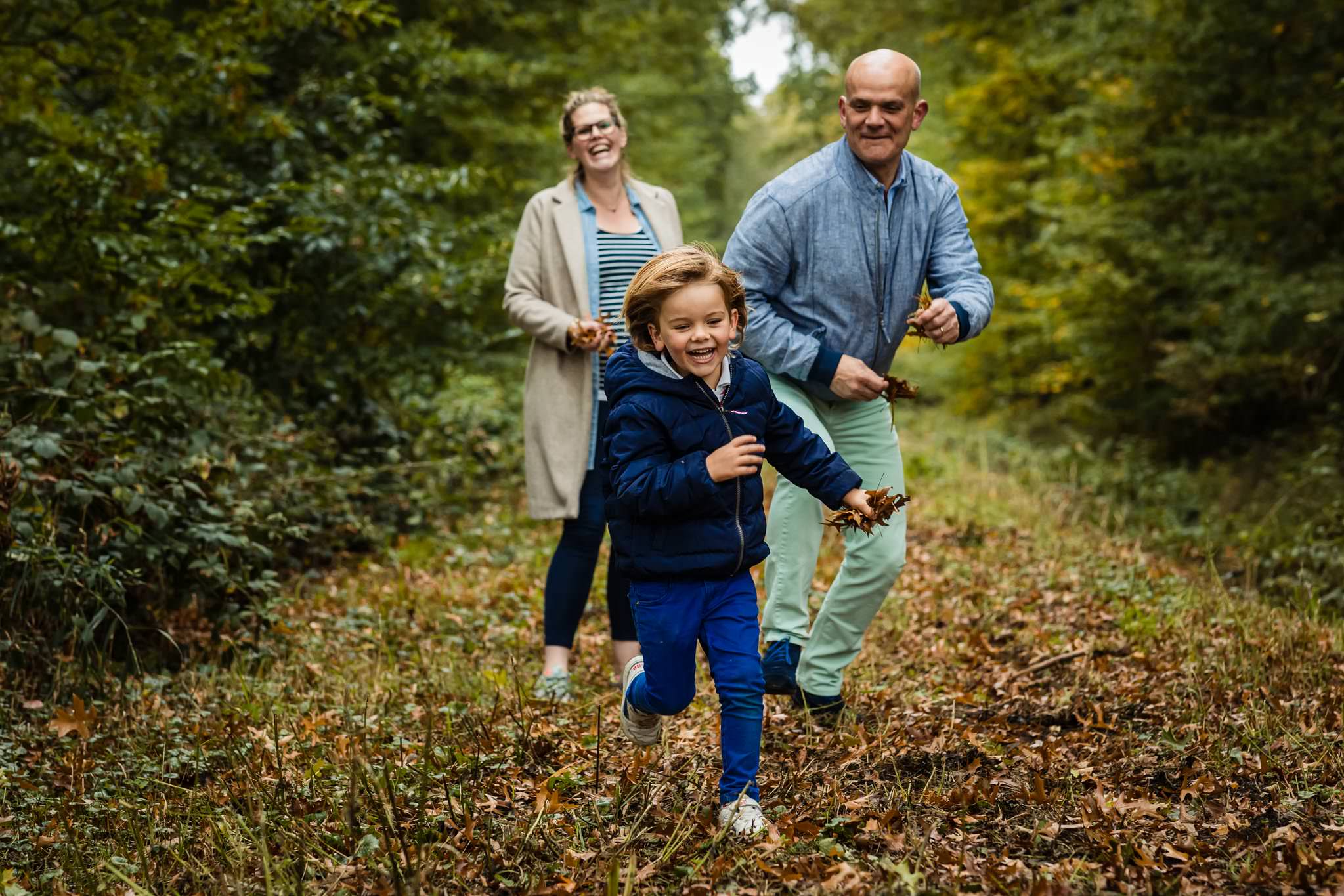 Herfst Gezin fotoshoot bij Kasteel Slangenburg in Doetinchem
