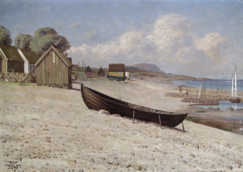 Skäret Fiskerleje. 1890