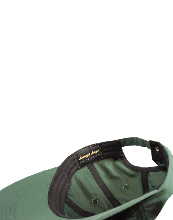 waterproof-cap-darkgreen-detail