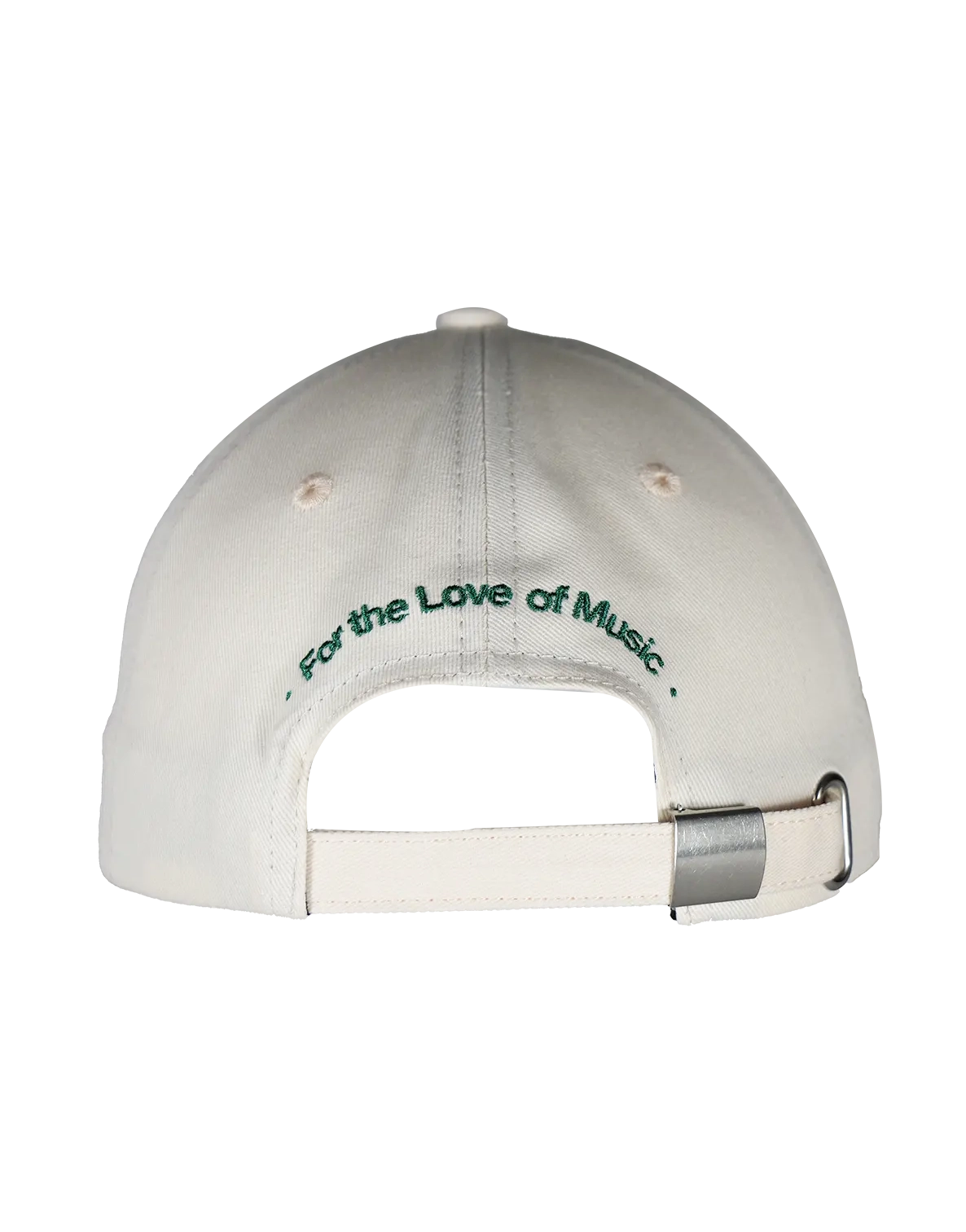 6 Panel Cap "For the Love of Music" White - Image 5
