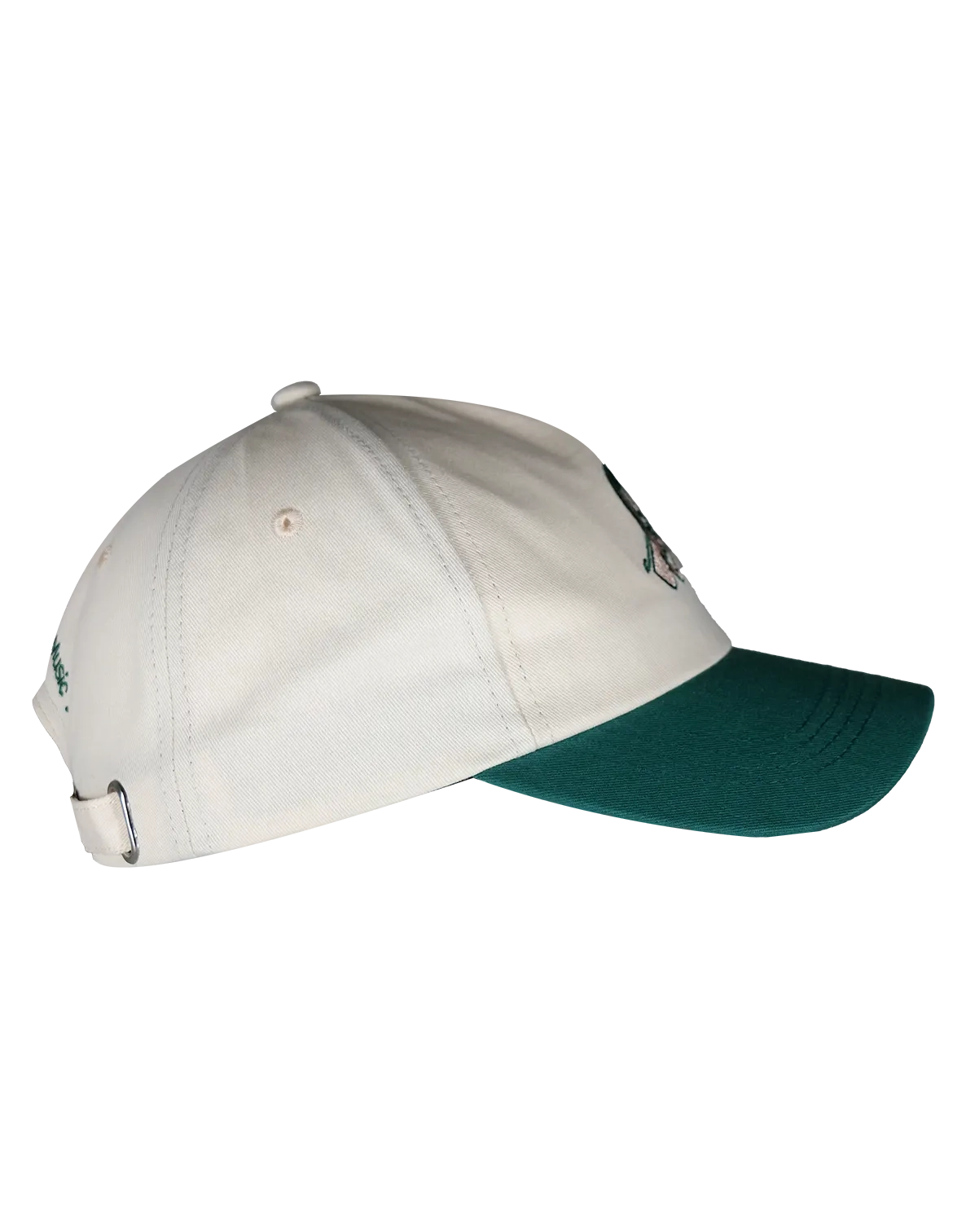 6 Panel Cap "For the Love of Music" White - Image 3