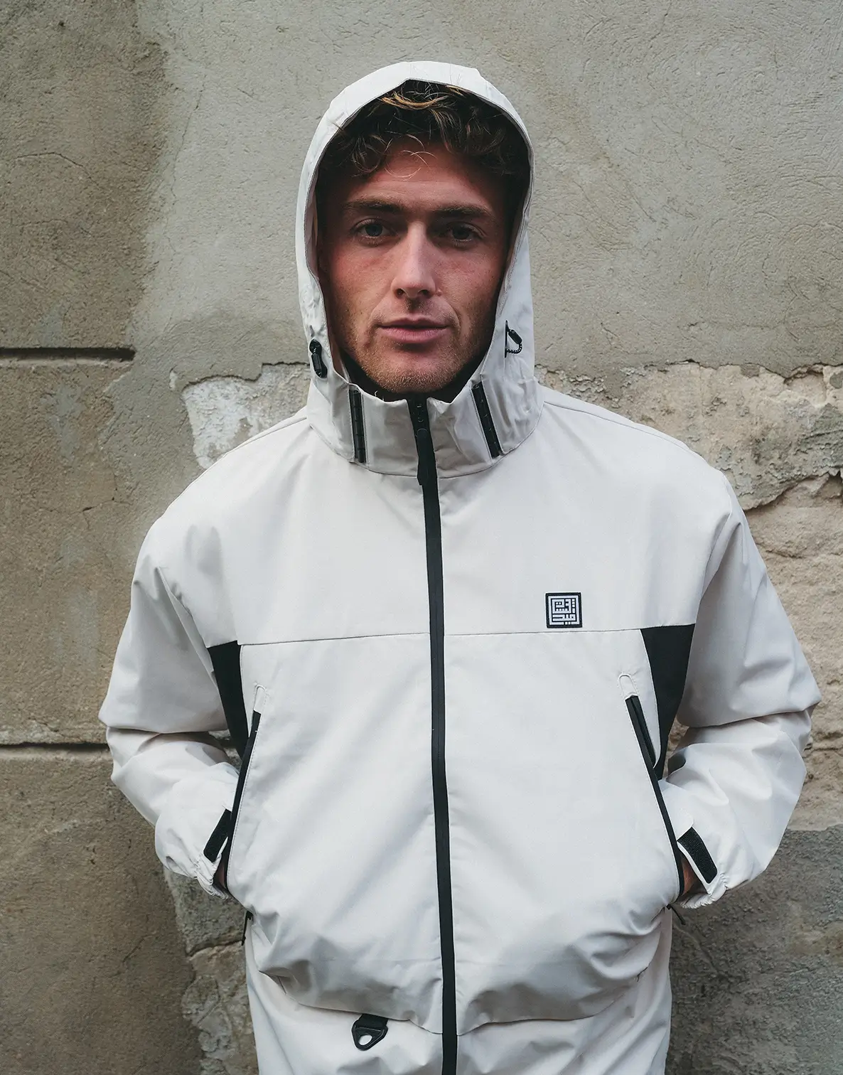 MB Rain Jacket - White - Image 3