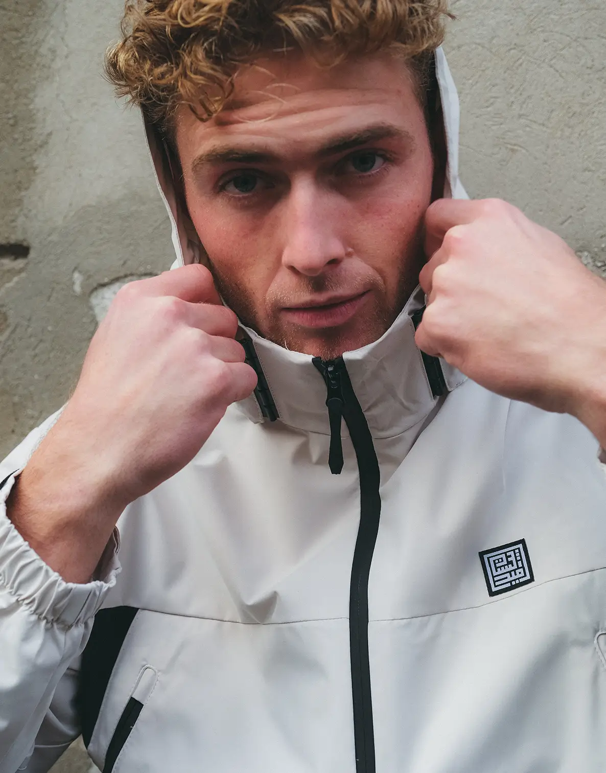 MB Rain Jacket - White - Image 5