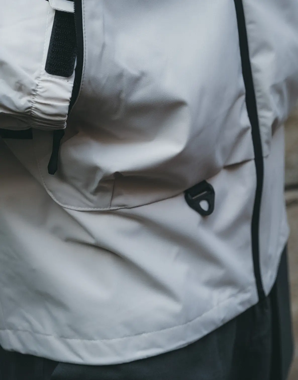MB Rain Jacket - White - Image 4