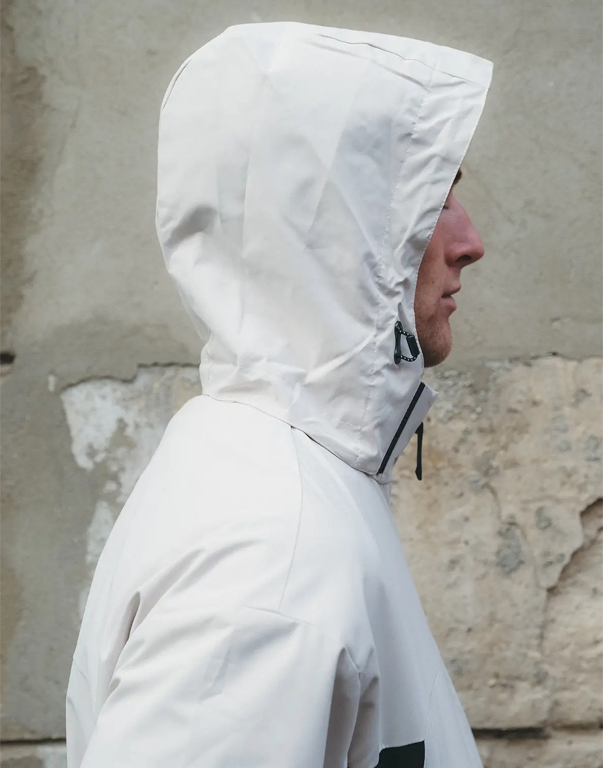 MB Rain Jacket - White - Image 7