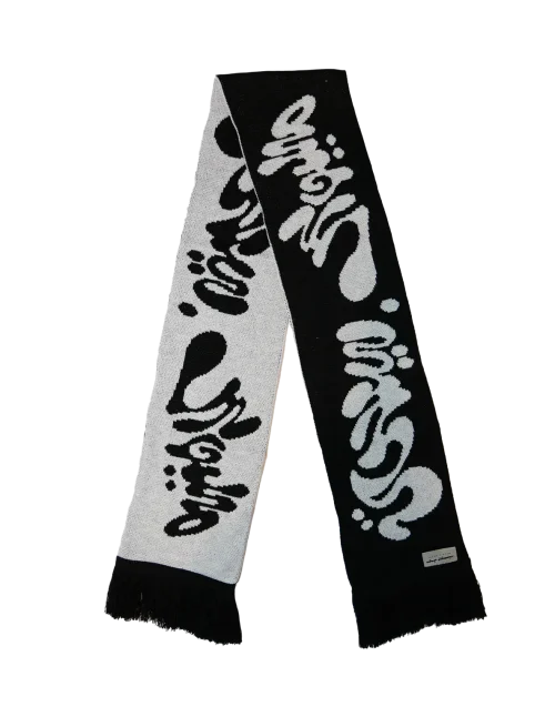 Bubble Scarf - Black/White