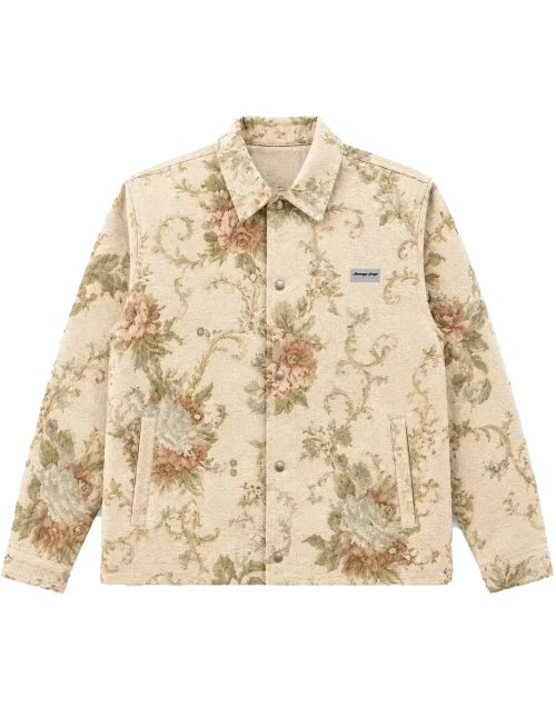 Flower Rugged Jacket - Ivoire