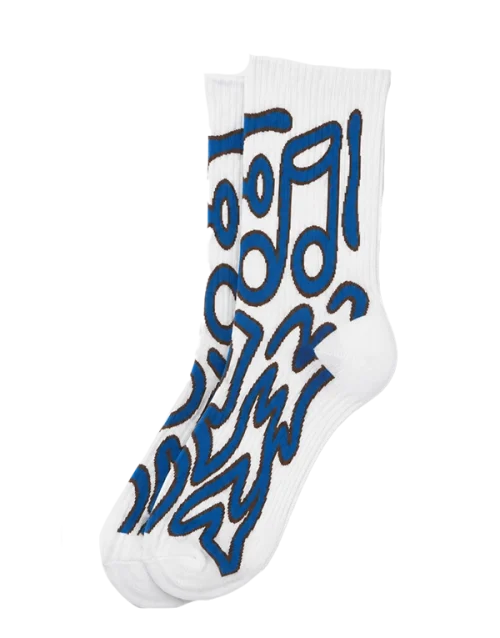 music-socks-white-blue