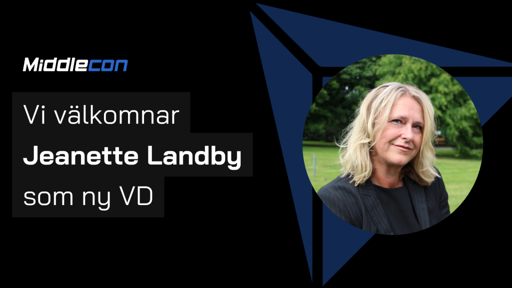 Middlecon välkomnar Jeanette Landby som ny VD