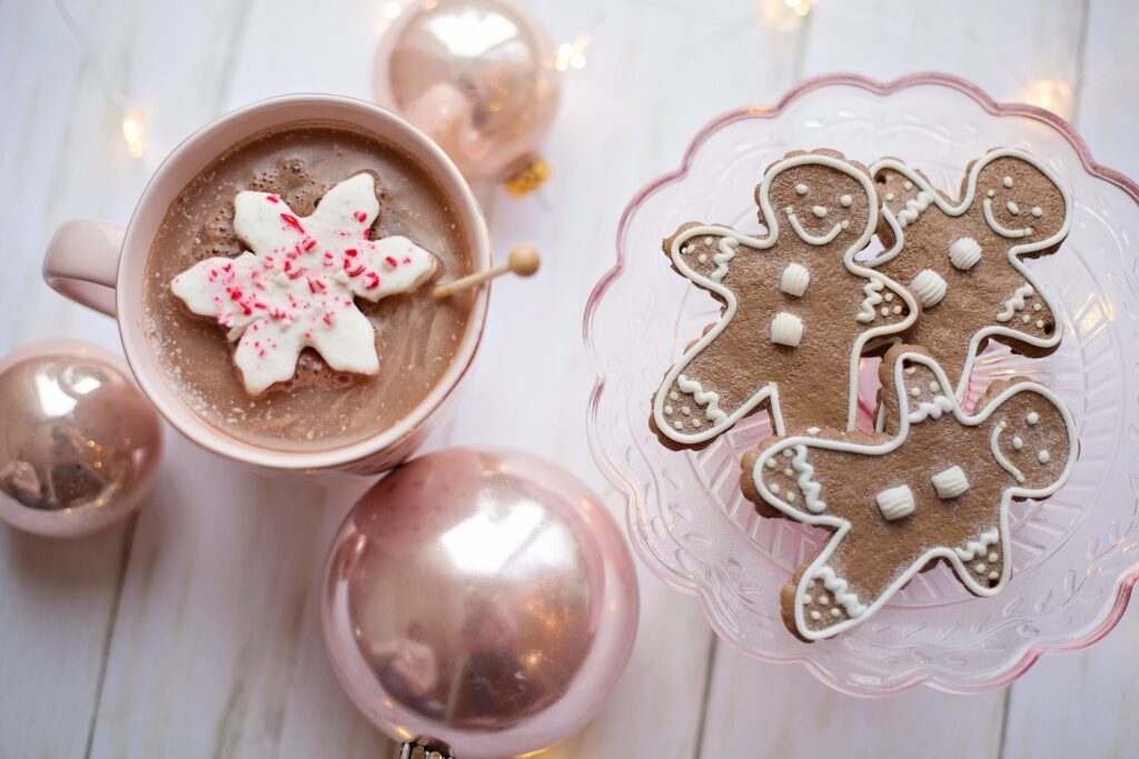 Galletas de miel y especias: jengibre, canela y nuez moscada.