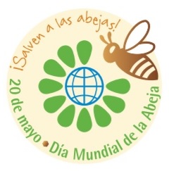 !Salven a las abejas! Día mundial de las abejas, la miel y la apicultura.