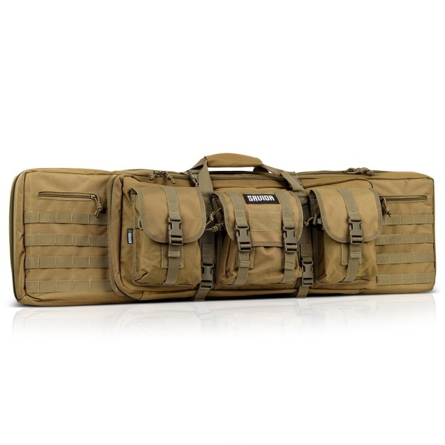 SAVIOR EQUIPMENT AMERICAN CLASSIC DOUBLE RIFLE BAG FDE TAN - 36" / 42" / 46" / 51" / 55"